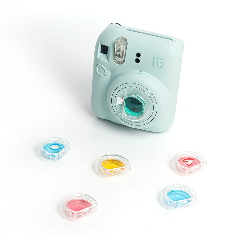 Suitable for Polaroid mini12 camera accessories six-color filter translucent jelly shell color lens accessories 3