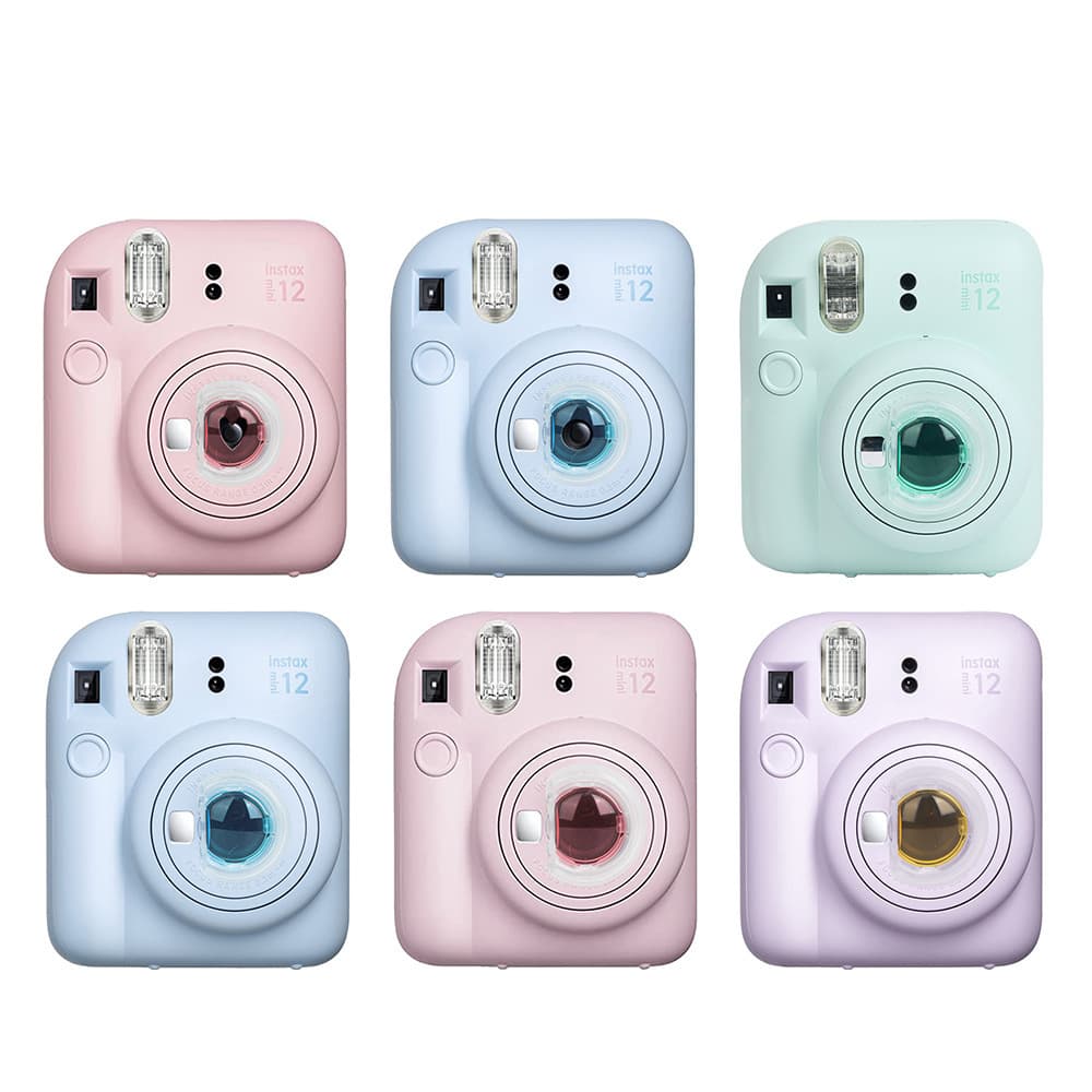 Suitable for Polaroid mini12 camera accessories six-color filter translucent jelly shell color lens accessories 4