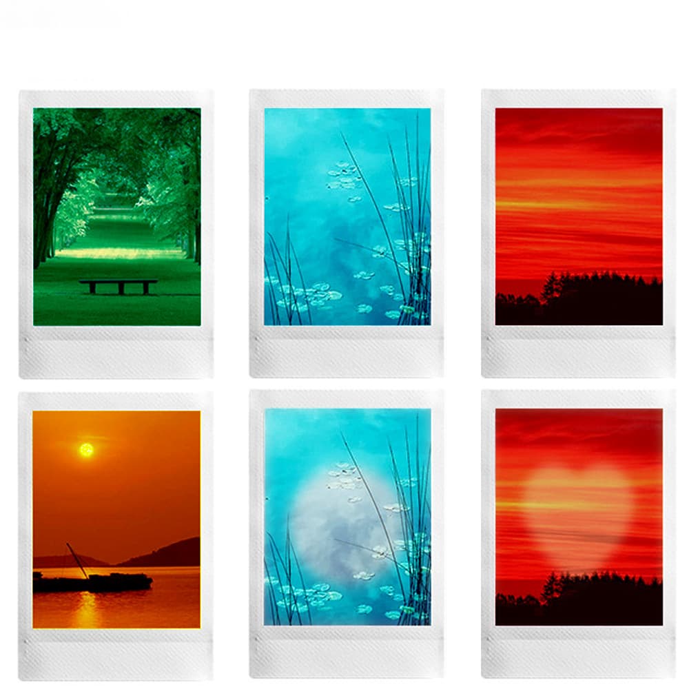 Suitable for Polaroid mini12 camera accessories six-color filter translucent jelly shell color lens accessories 5