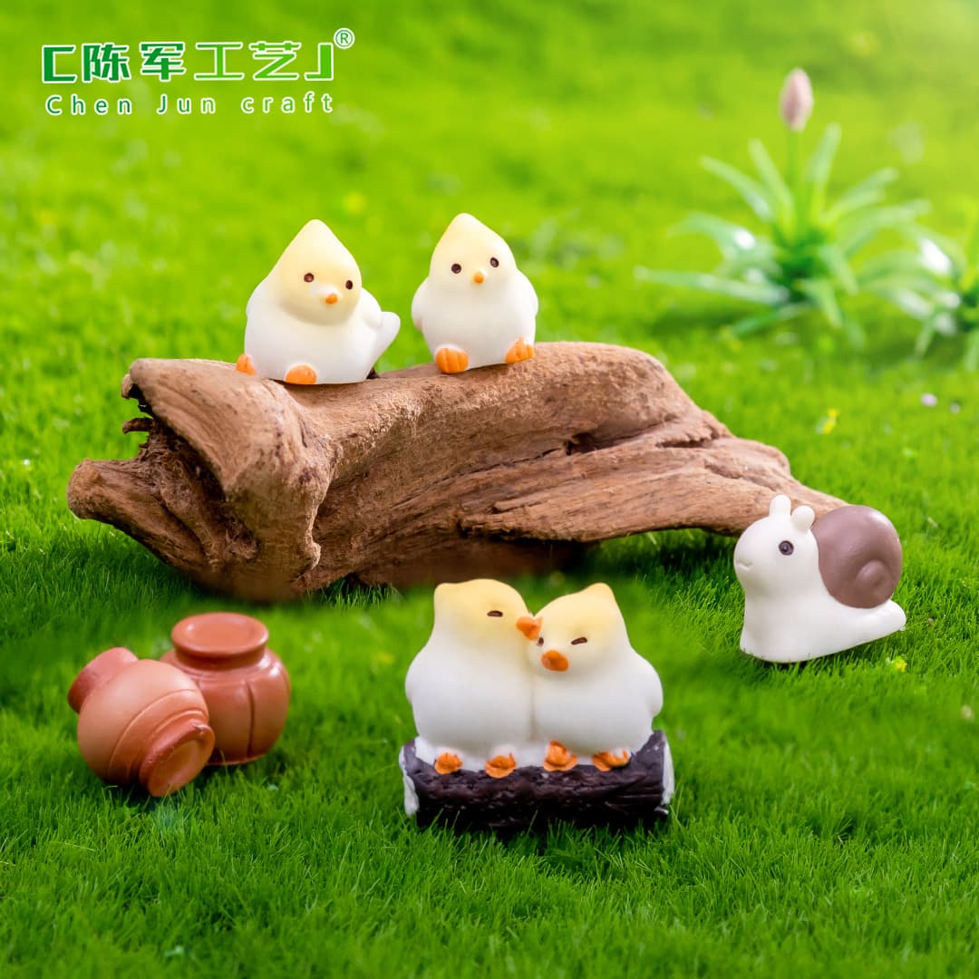 Micro landscape creative cute little rabbit animal gardening landscaping diy decoration accessories mini miniature E18