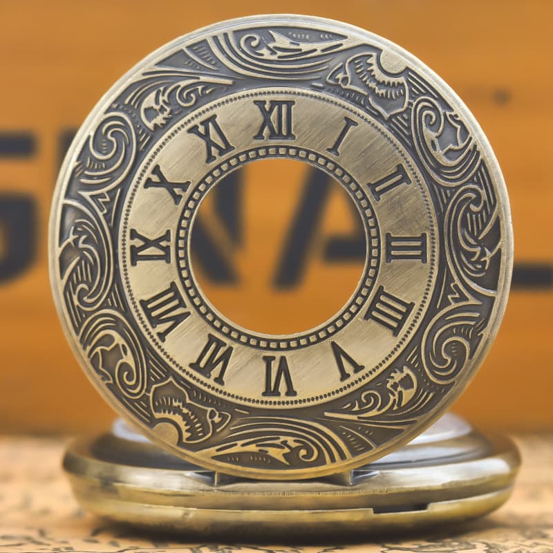 Manufacturer watches supply retro fashion Roman numerals men's and women's pocket watches wholesale large pocket watch scale classic 2