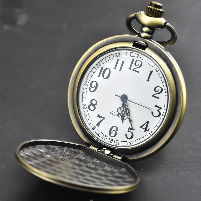 Manufacturer watches supply retro fashion Roman numerals men's and women's pocket watches wholesale large pocket watch scale classic 4