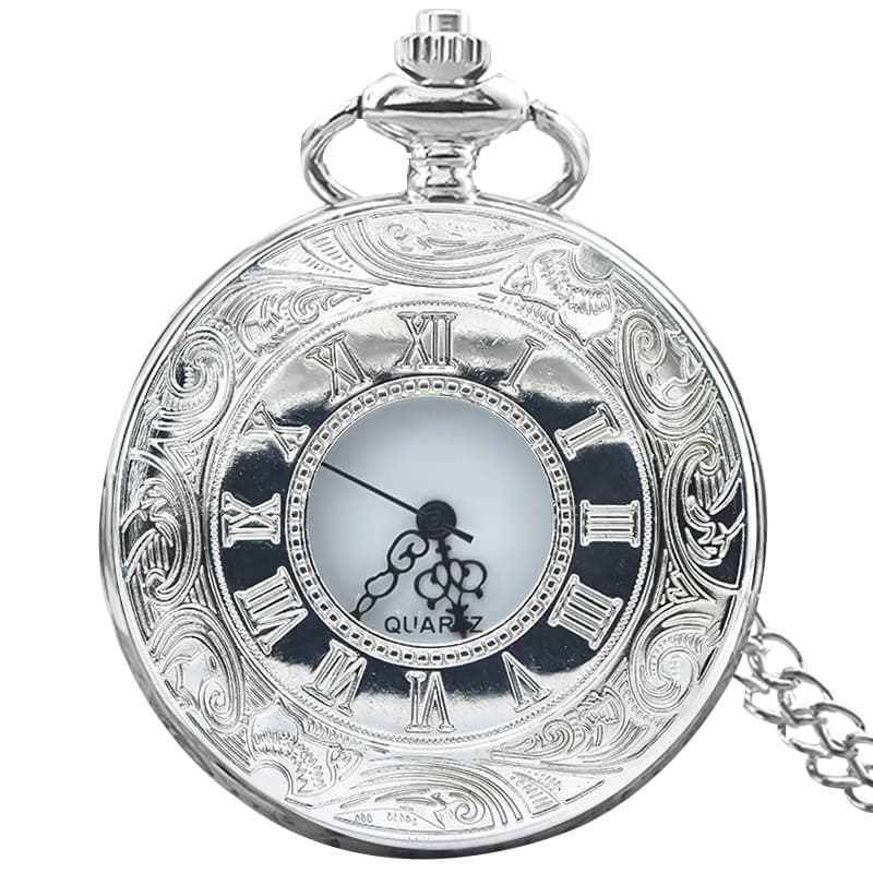 Manufacturer watches supply retro fashion Roman numerals men's and women's pocket watches wholesale large pocket watch scale classic 9