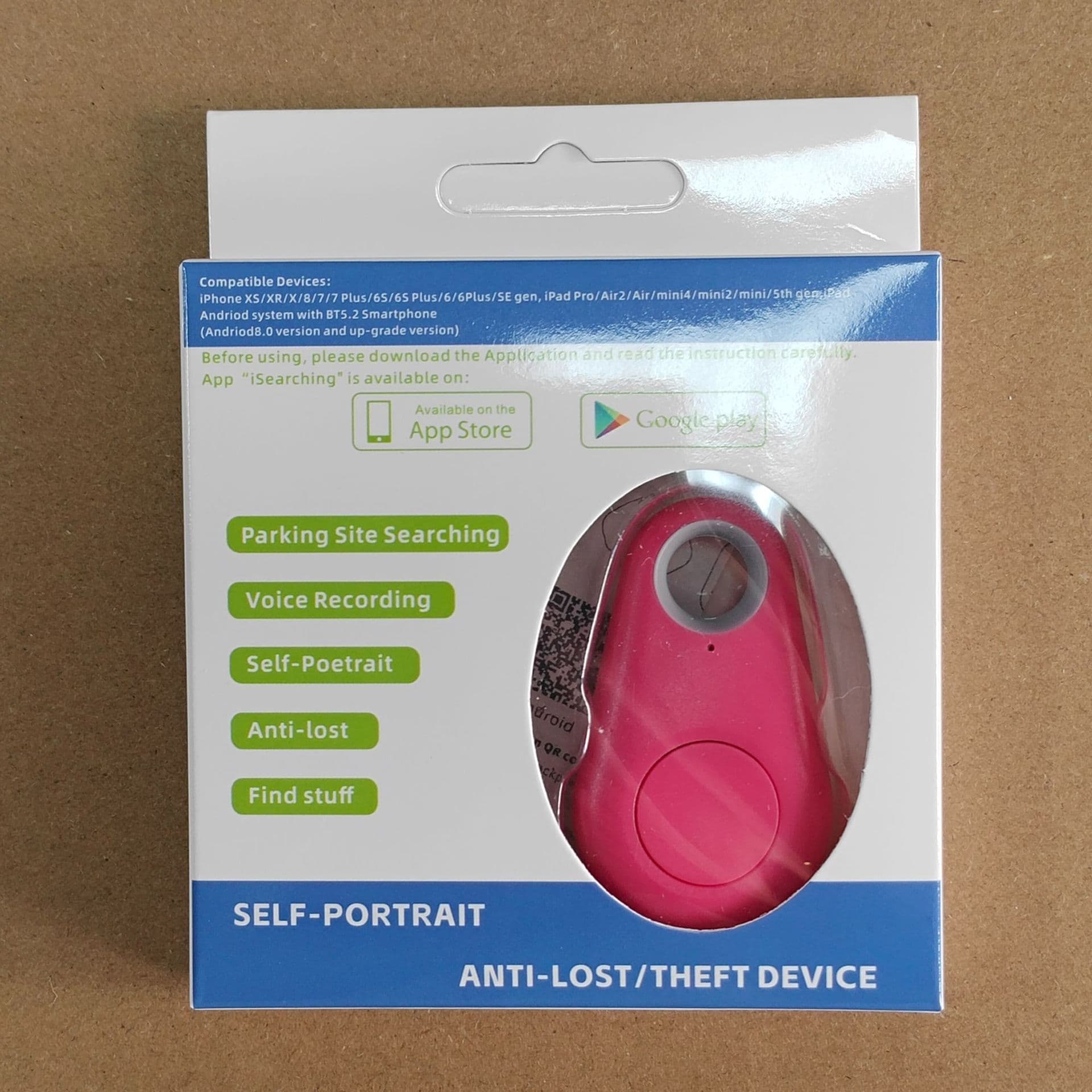 Anti-lost device factory spot cross-border certification water drop reminder key wallet pet two-way search Bluetooth locator 7