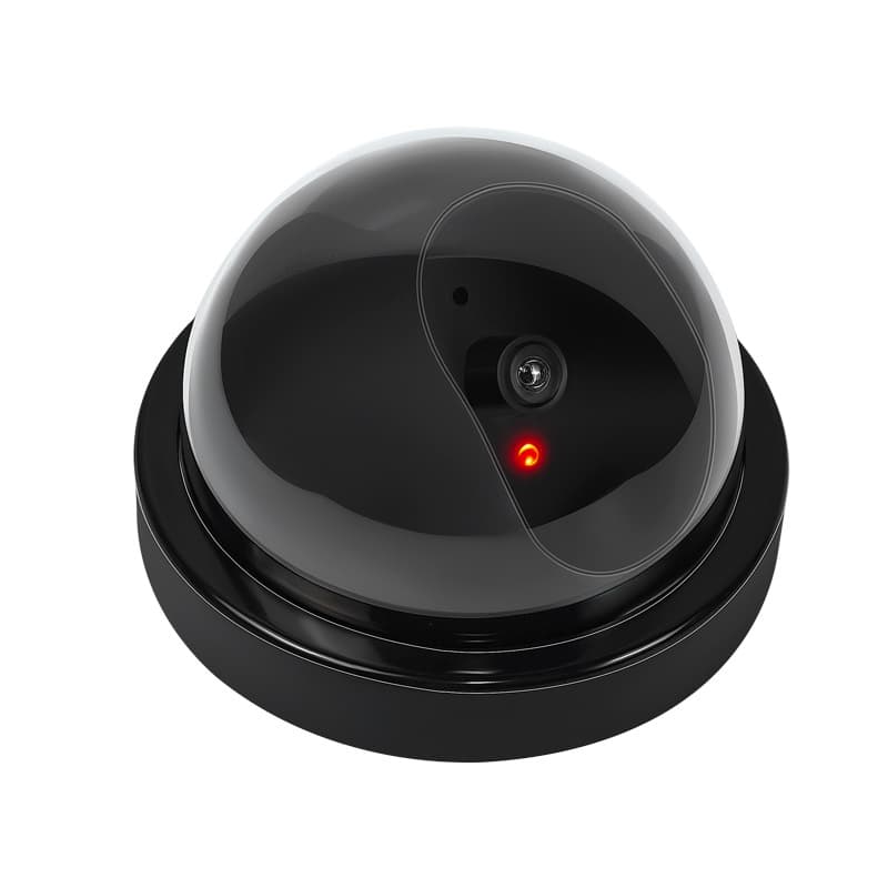 Source factory simulation camera simulation surveillance fake hemisphere large fake surveillance camera with lights 6