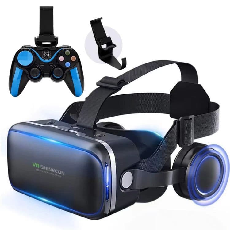 Qianhuan Sixth Generation VR Glasses 3D Virtual Reality G04E/A VR Game Console Headset Mobile Game Controller 9