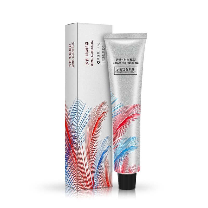 Wholesale direct selling hair dye supplies, hair salon single dye cream 92g low ammonia smell small single hair salon dye cream wholesale 6