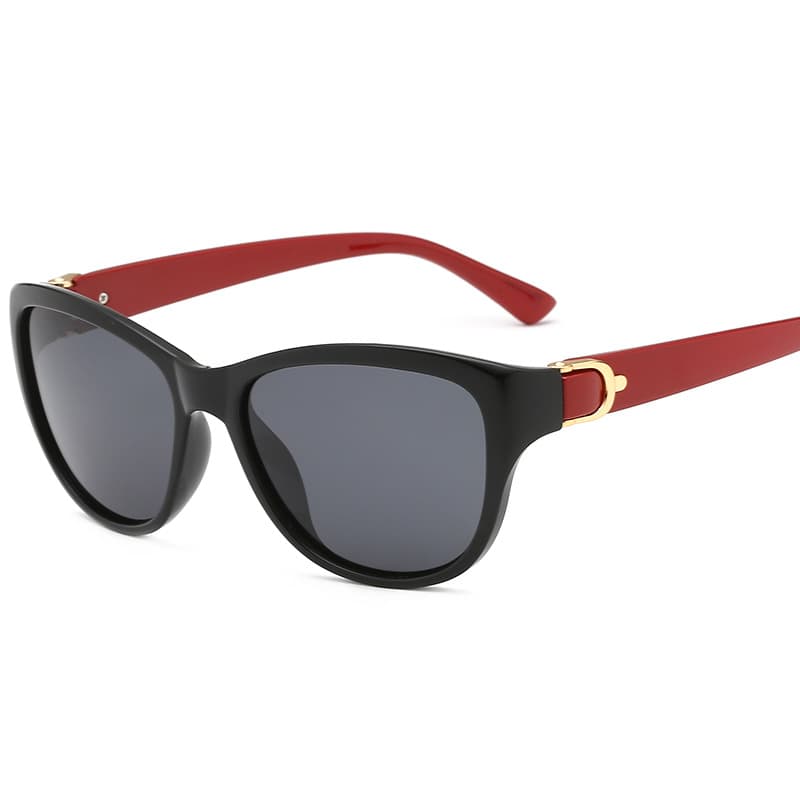 8629 new style sunglasses for women with trendy round faces, personalized metal mixed polarized sunglasses, retro sunglasses 6