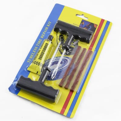 Tire repair tools car motorcycle battery car vacuum tire emergency tire repair strip glue repair tool set supplies 6