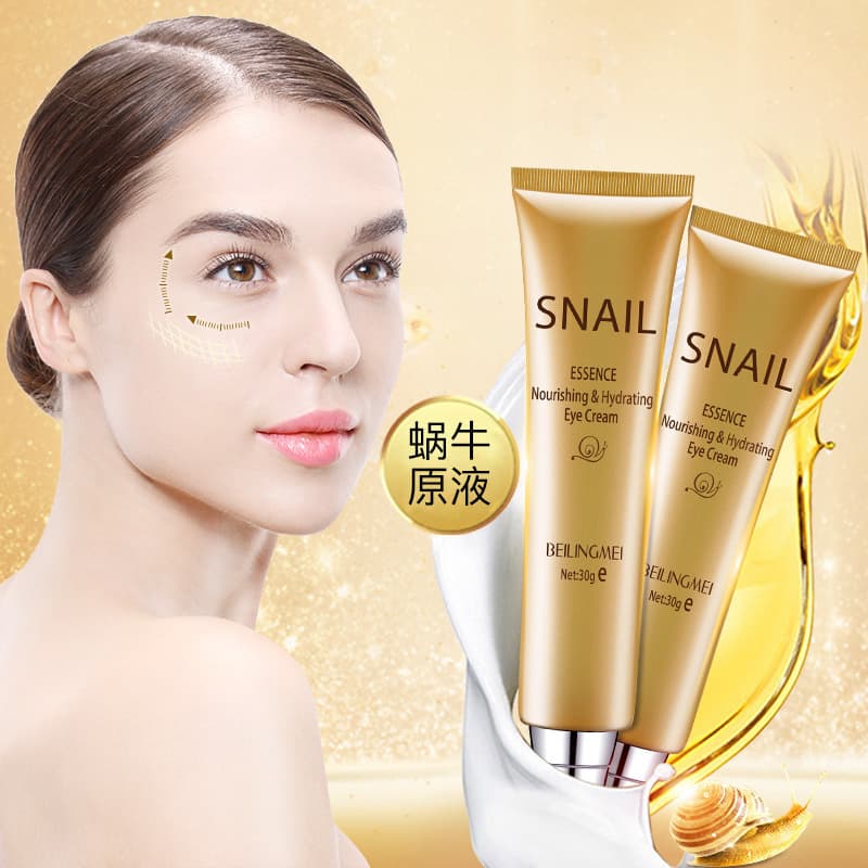 Bellingmei Snail Essence Hydrating Eye Cream Eye Care Firming Moisturizing Dark Circles Eye Bag Eye Cream 3