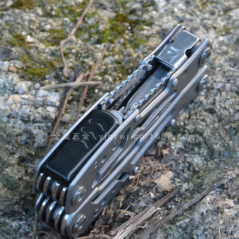 Multifunctional knife pliers with locking function needle nose pliers outdoor emergency all steel folding repair tool knife pliers 4
