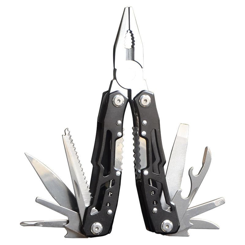Multifunctional knife pliers with locking function needle nose pliers outdoor emergency all steel folding repair tool knife pliers 6