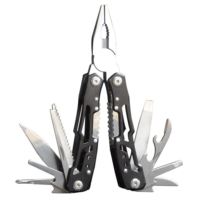 Multifunctional knife pliers with locking function needle nose pliers outdoor emergency all steel folding repair tool knife pliers 8