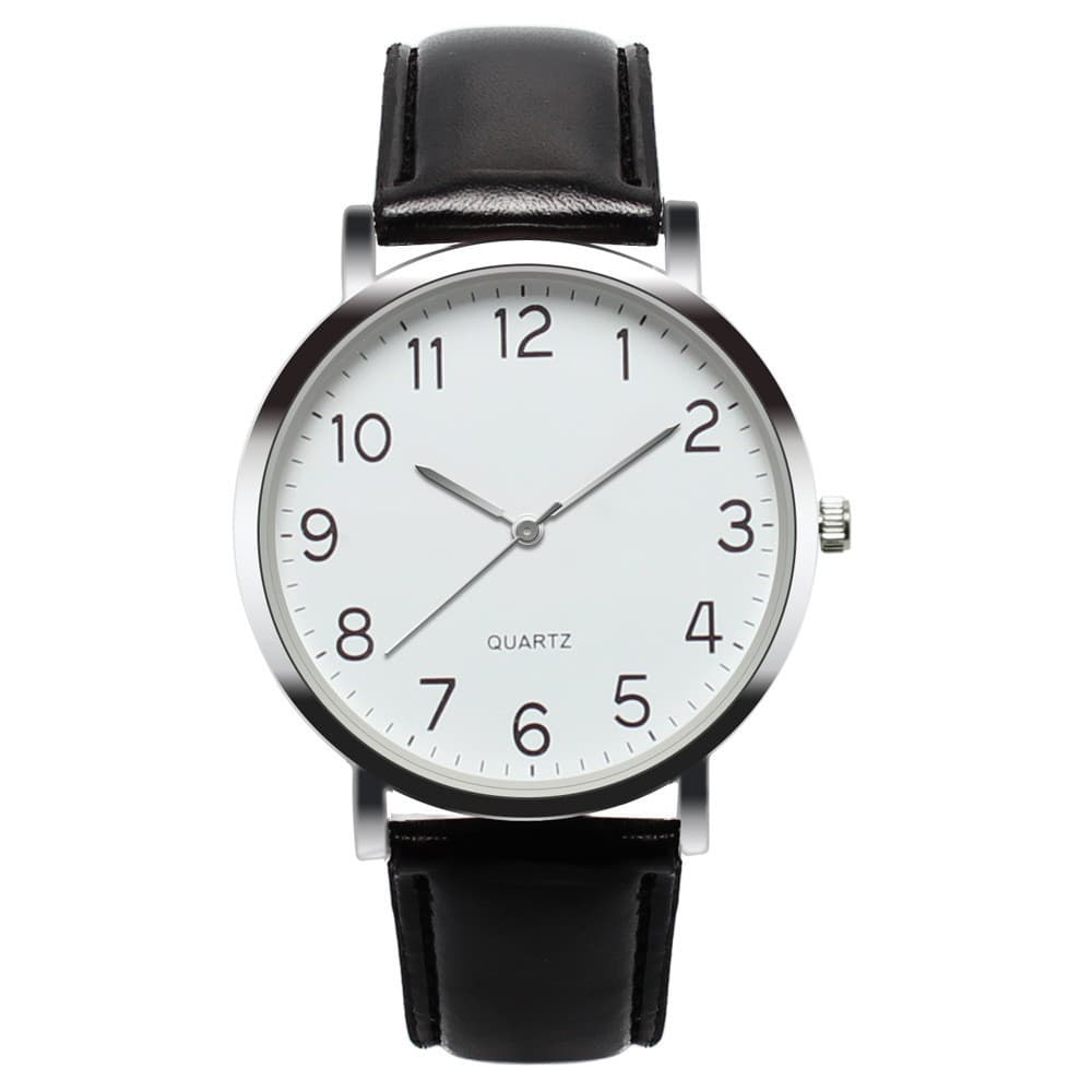 Simple fashion watch, unisex watch belt for men and women, 12-digit student foreign trade watch, drop shipping 5