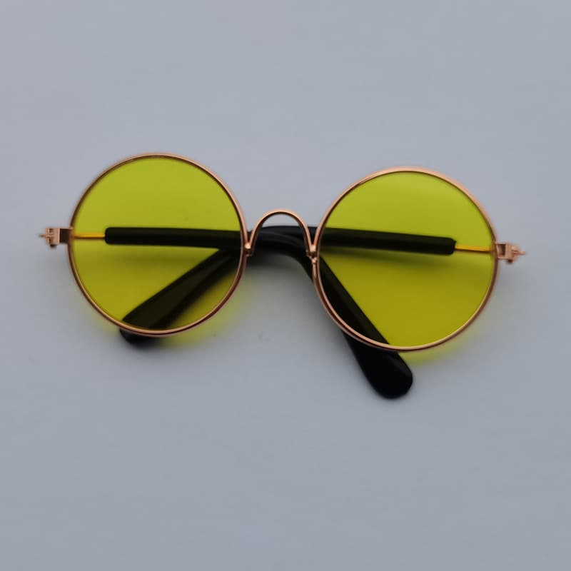 Manufacturer wholesale dog and cat pet glasses, creative trendy toy sunglasses, studio shooting props 8