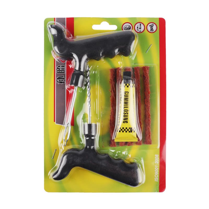 2019 Large Car Tire Repair Tool Set 8-piece Set with Glue Tire Repair Emergency Quick Tire Repair Tool 3