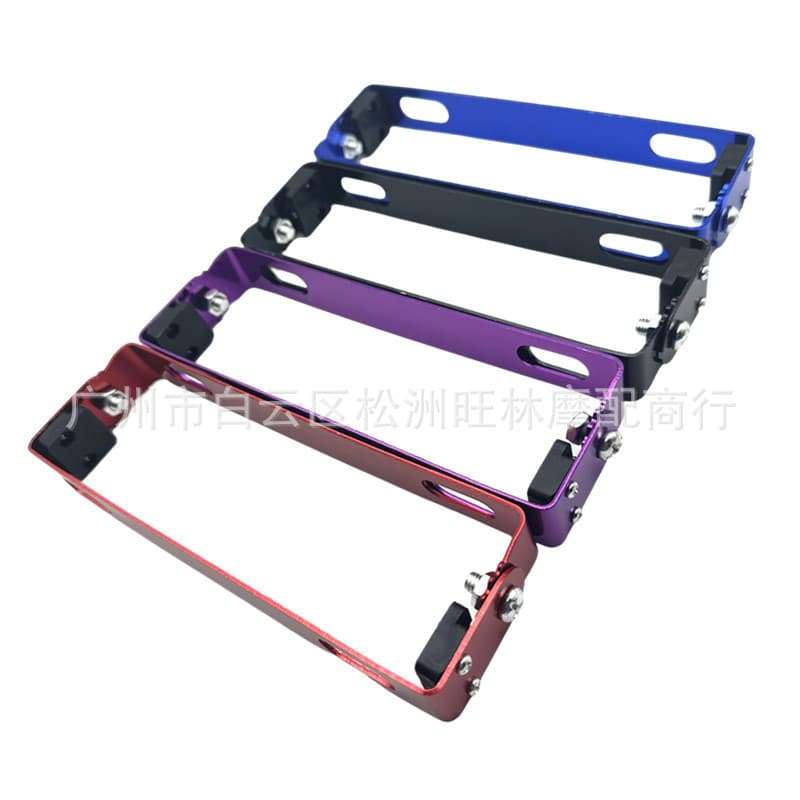 Motorcycle modified accessories movable license plate frame thickened aluminum alloy license plate frame moped license plate frame scooter 3
