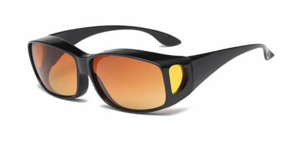 Hot selling TV new men's sports sunglasses, windproof and sandproof multi-functional set of mirrors, night vision goggles, driver's night driving mirror 8