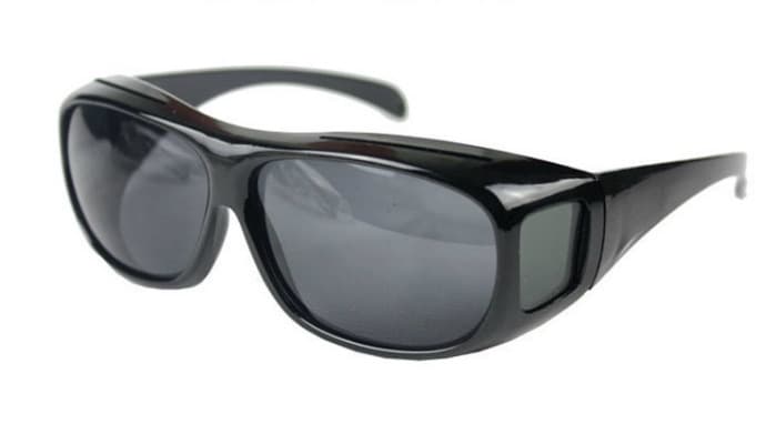 Hot selling TV new men's sports sunglasses, windproof and sandproof multi-functional set of mirrors, night vision goggles, driver's night driving mirror 10