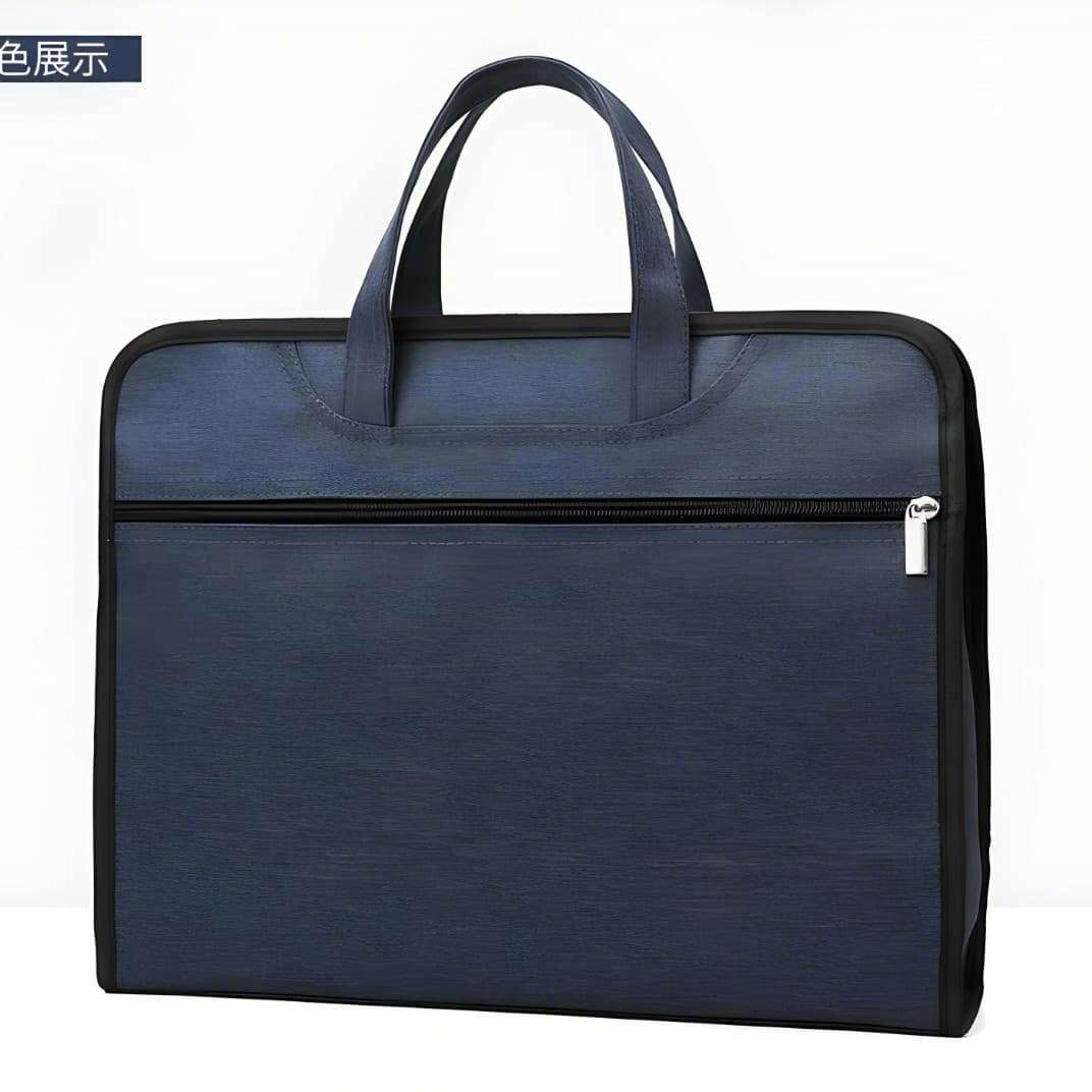 New portable document bag Oxford cloth business thickened document bag student conference bag briefcase printed LOGO 4