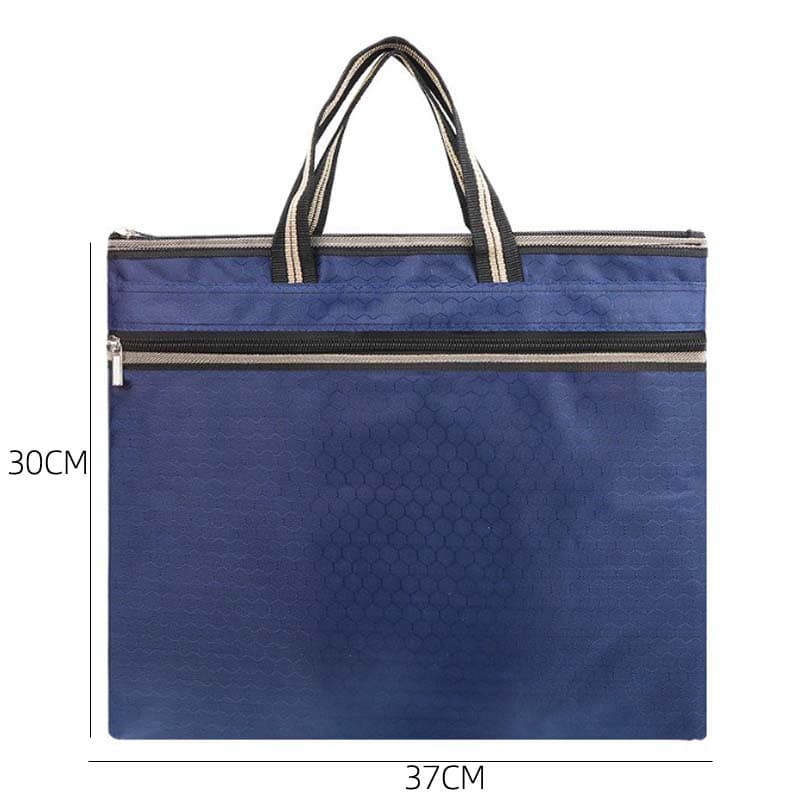 New portable document bag Oxford cloth business thickened document bag student conference bag briefcase printed LOGO 5