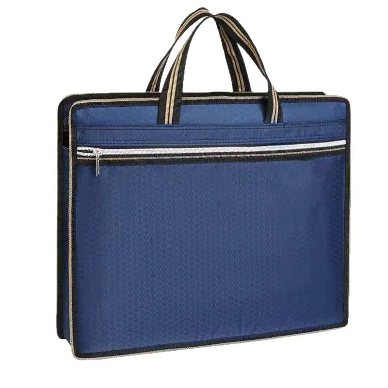 New portable document bag Oxford cloth business thickened document bag student conference bag briefcase printed LOGO 6