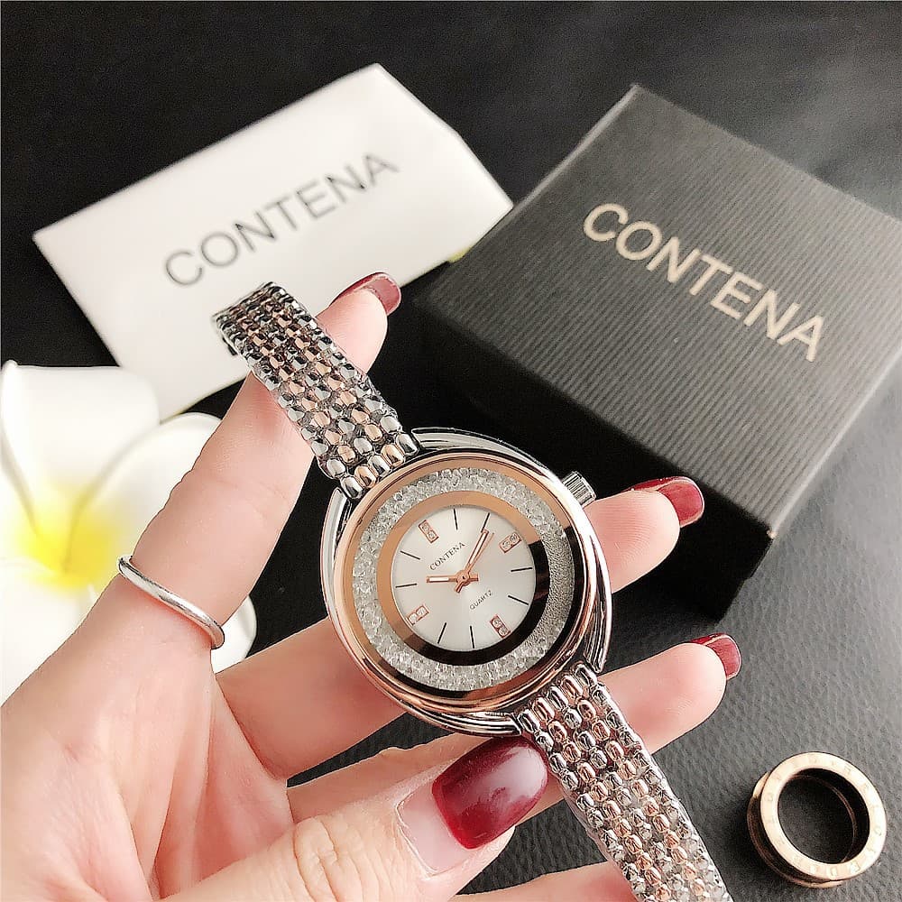 New style women's temperament business watch literary trend flow diamond quartz one piece drop shipping exquisite and elegant 3
