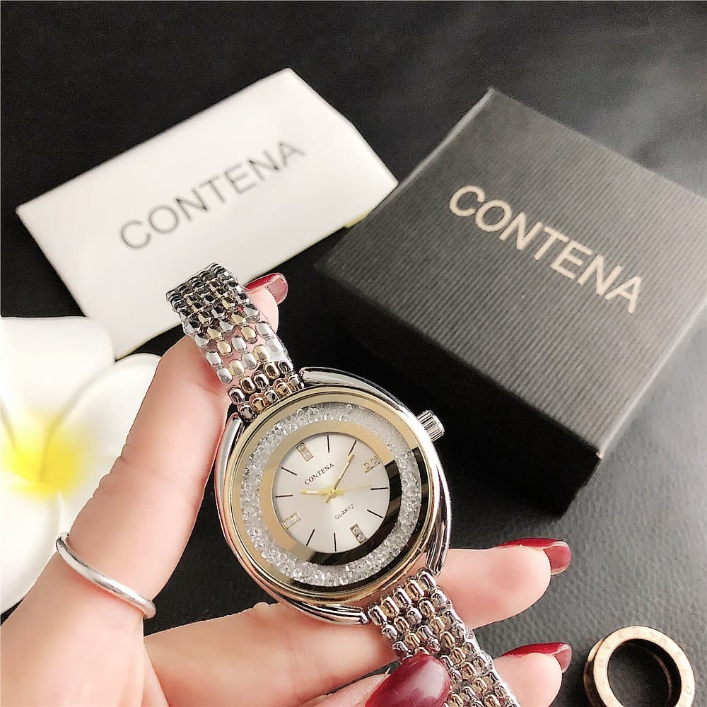 New style women's temperament business watch literary trend flow diamond quartz one piece drop shipping exquisite and elegant 4