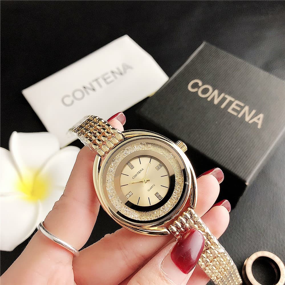 New style women's temperament business watch literary trend flow diamond quartz one piece drop shipping exquisite and elegant 5