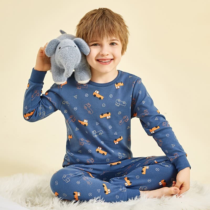 Children's autumn clothing set, pure cotton, boys and girls, autumn pants, thermal underwear, cotton baby base layer, pajamas, cotton sweater