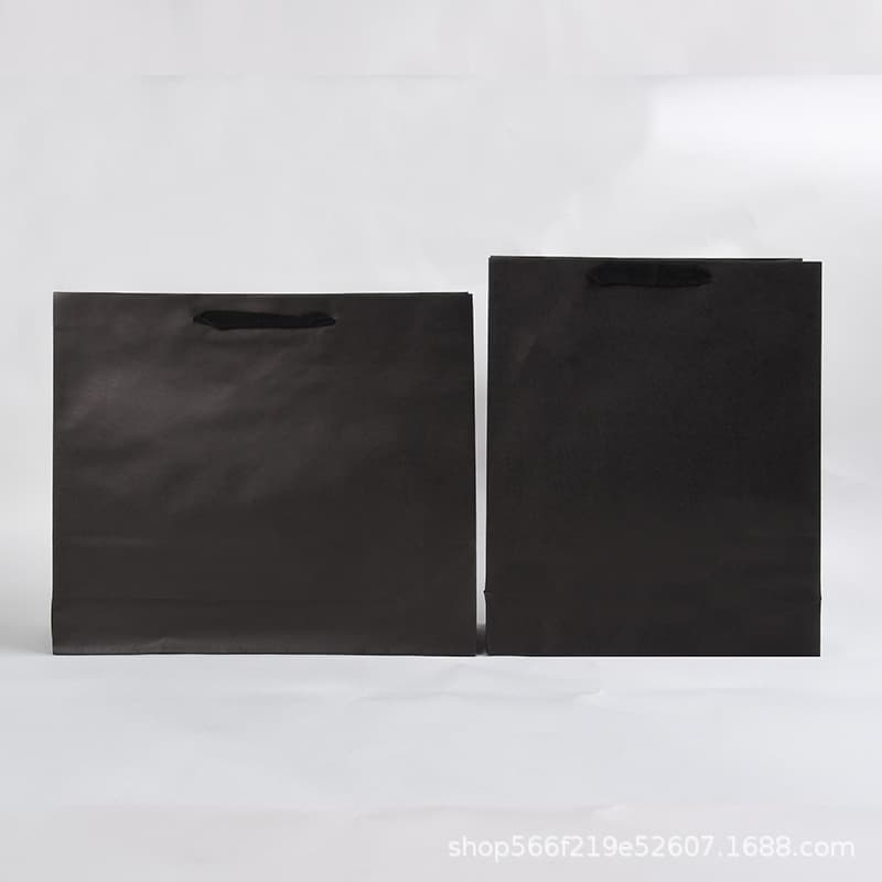 Brown Kraft Paper Tote Bags in Stock Wholesale Gift Bags Packaging Women's Clothing Festival Events Gift Shopping Bags 8