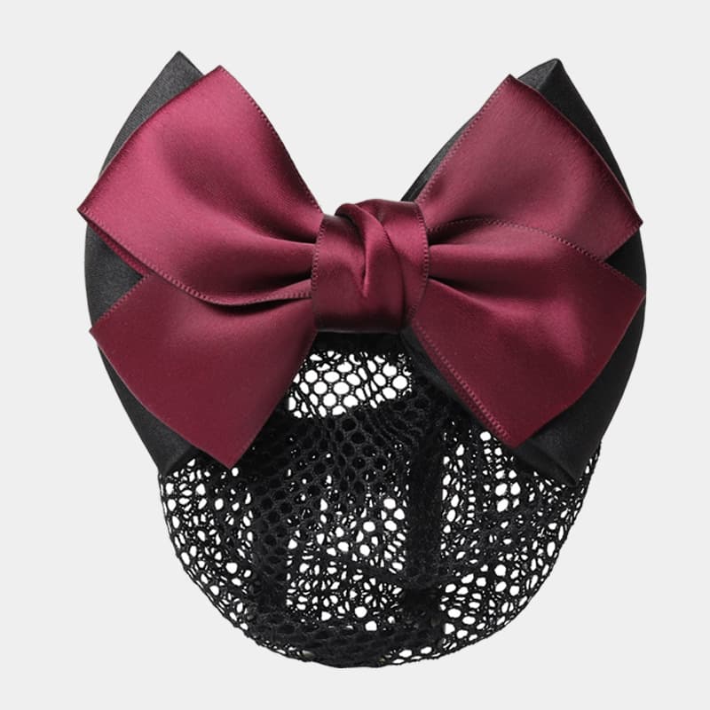 Hotel waiter headdress Korean version Telecom mobile stewardess nurse bank online flower work uniform hair net pocket headdress 5