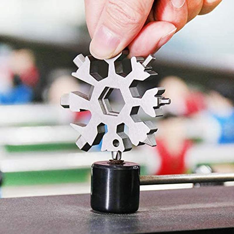 Multifunctional snowflake wrench 8-angle manual screwdriver edc outdoor portable tool 20-in-1 portable wrench set 5