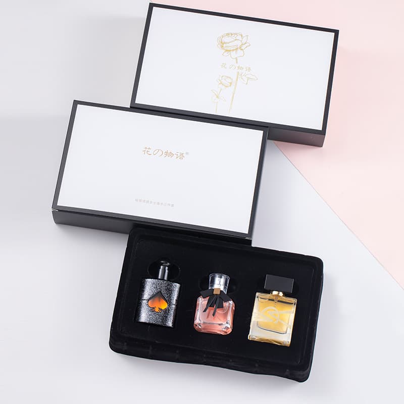 Ready-made Flower Story Douyin Kuaishou Women's Perfume Set Black Opium Three-piece Men's Perfume Gift Box 8