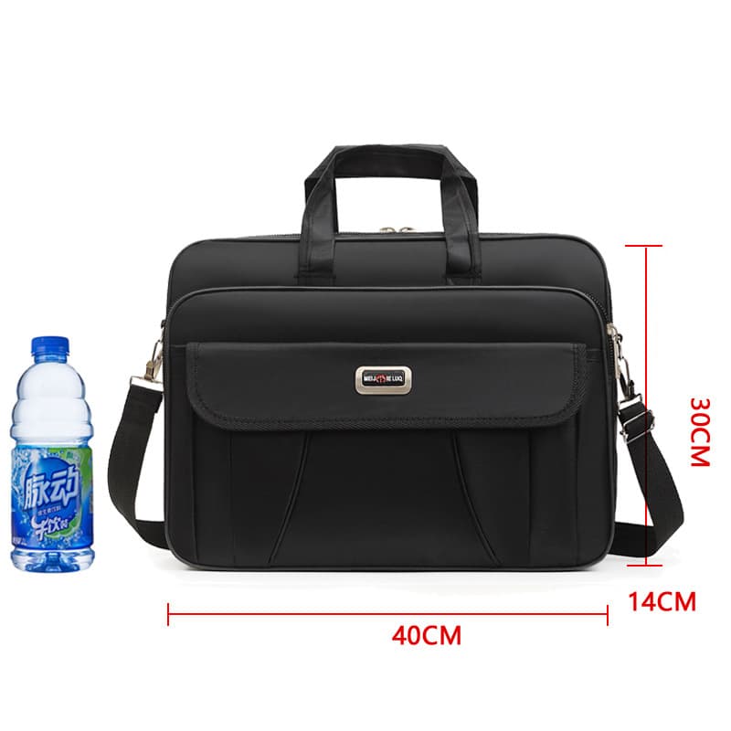 Factory direct sales men's briefcase Oxford cloth laptop bag horizontal style portable business backpack cross-border supply 10