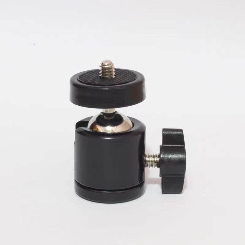 Metal gimbal head, mobile live broadcast tripod, 360-degree rotating spherical head, three-hole photography accessories 3