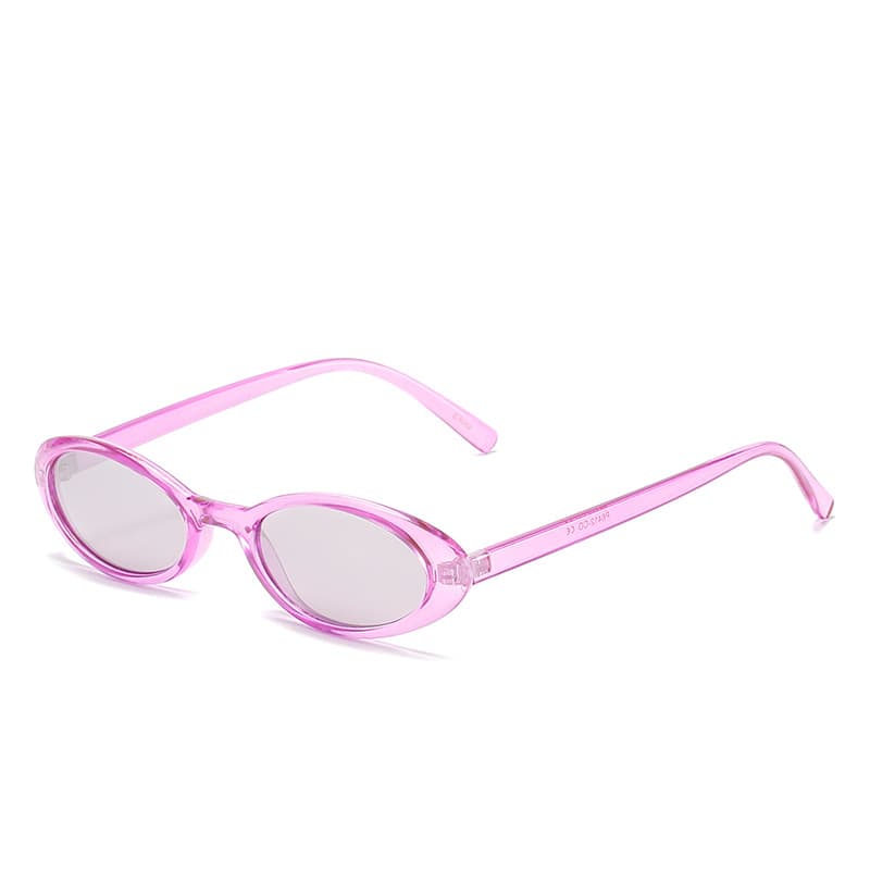 Small frame sunglasses for women with oval frames for fashionable people driving hip-hop sunglasses European and American cross-border glasses wholesale 8