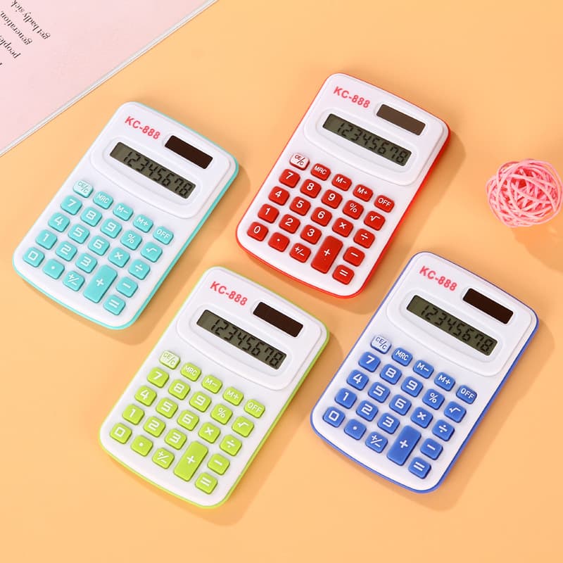Children's calculator color KC888 computer office student mini calculator cute candy color computer 2