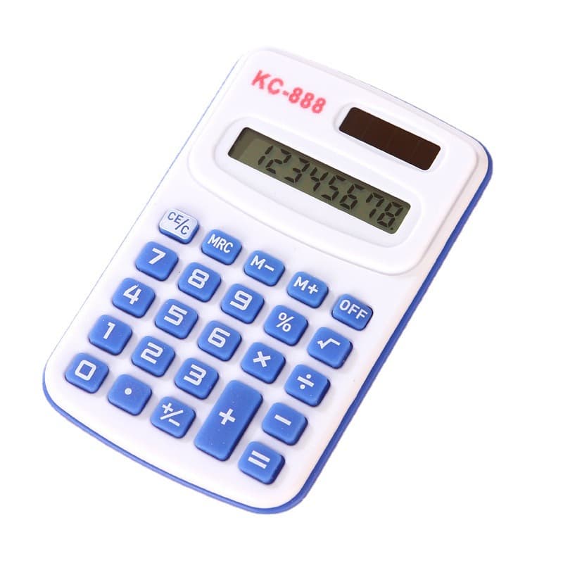 Children's calculator color KC888 computer office student mini calculator cute candy color computer 6