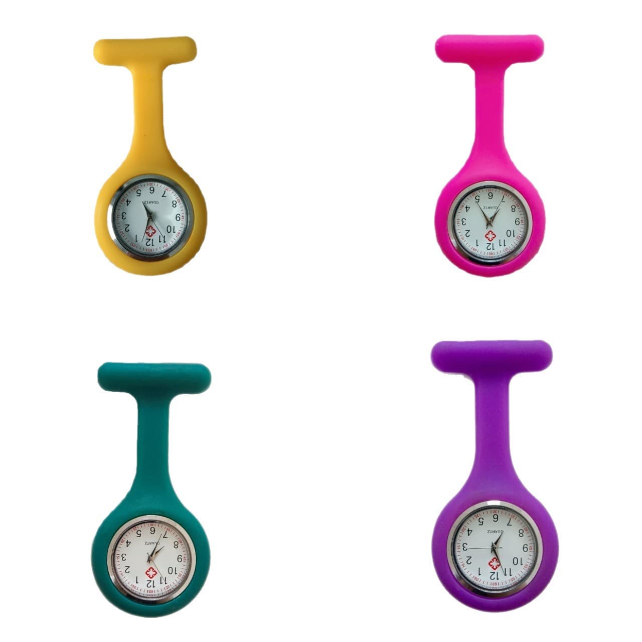 Foreign trade nurse watch silicone breast watch pin hanging watch student pocket watch quartz logo gift dial watch spot 6