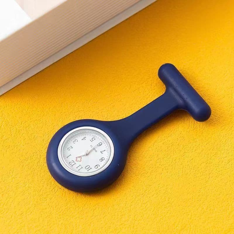 Foreign trade nurse watch silicone breast watch pin hanging watch student pocket watch quartz logo gift dial watch spot 10