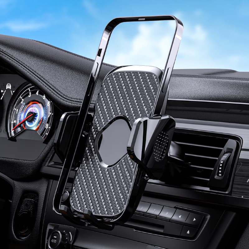 Cross-border car navigation universal plastic mobile phone base universal rotating horizontal and vertical screen car mobile phone holder wholesale 4