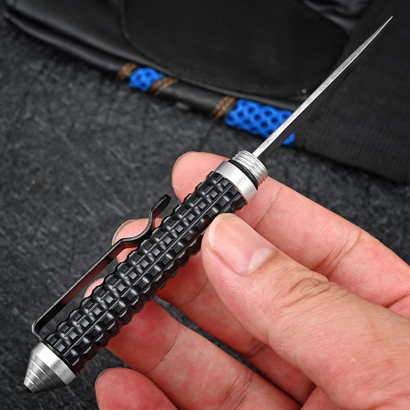 Mini Damascus Pen Knife Multifunctional Small Straight Knife Wild Survival Survival Tool Portable Outdoor Knife 4
