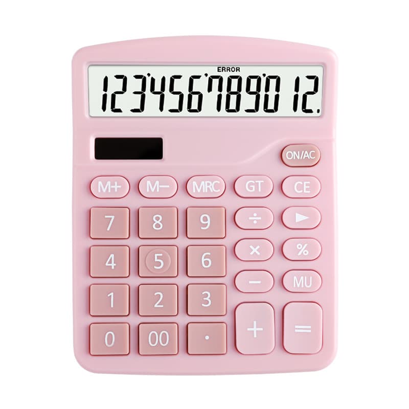 12-bit solar 837 calculator dual power supply student color office procurement cross-border wholesale computer foreign trade 5