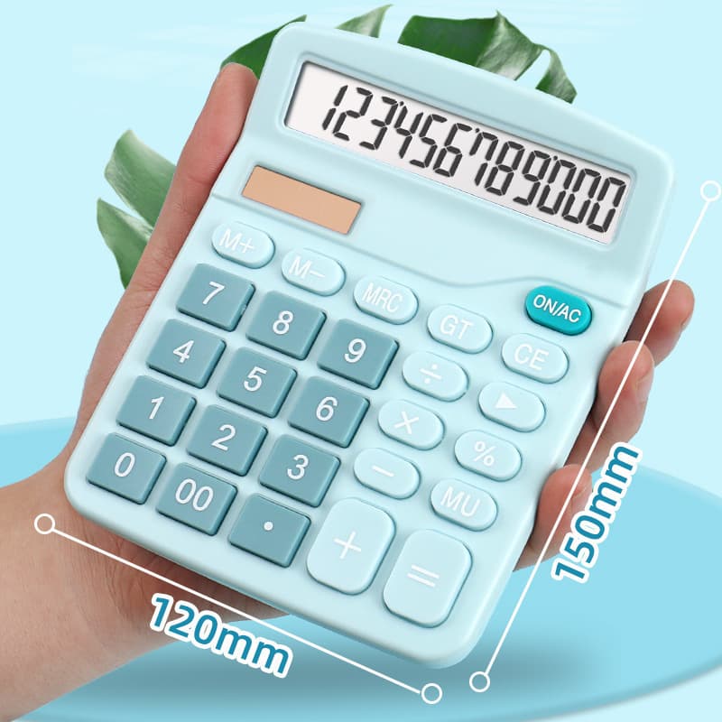 12-bit solar 837 calculator dual power supply student color office procurement cross-border wholesale computer foreign trade 8