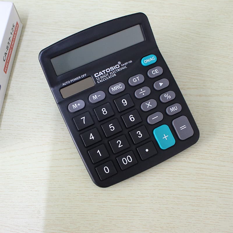 12-bit solar 837 calculator dual power supply student color office procurement cross-border wholesale computer foreign trade 9