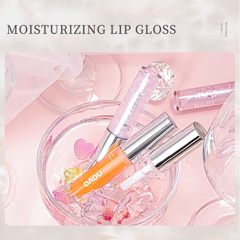 NOVO5535 soothing and moisturizing lip gloss, moisturizing and hydrating to improve chapped lips, women's autumn and winter lip glaze lip gloss 5
