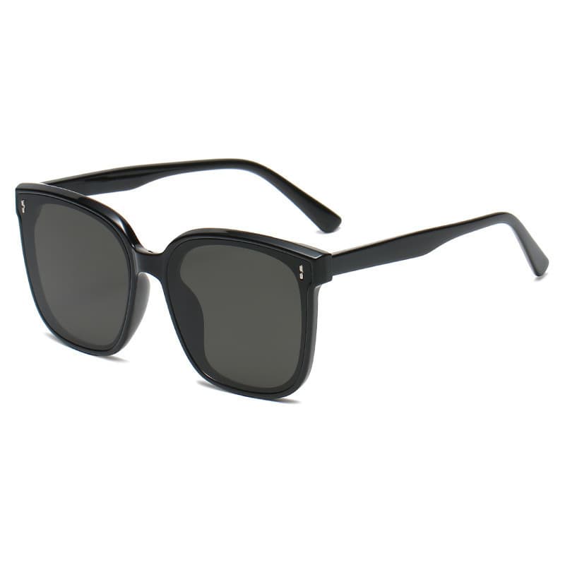 Large sunglasses for women, one vertical rice nail type sunglasses, Korean style, big face, slimming, anti-UV, ins, round face, internet celebrity 6