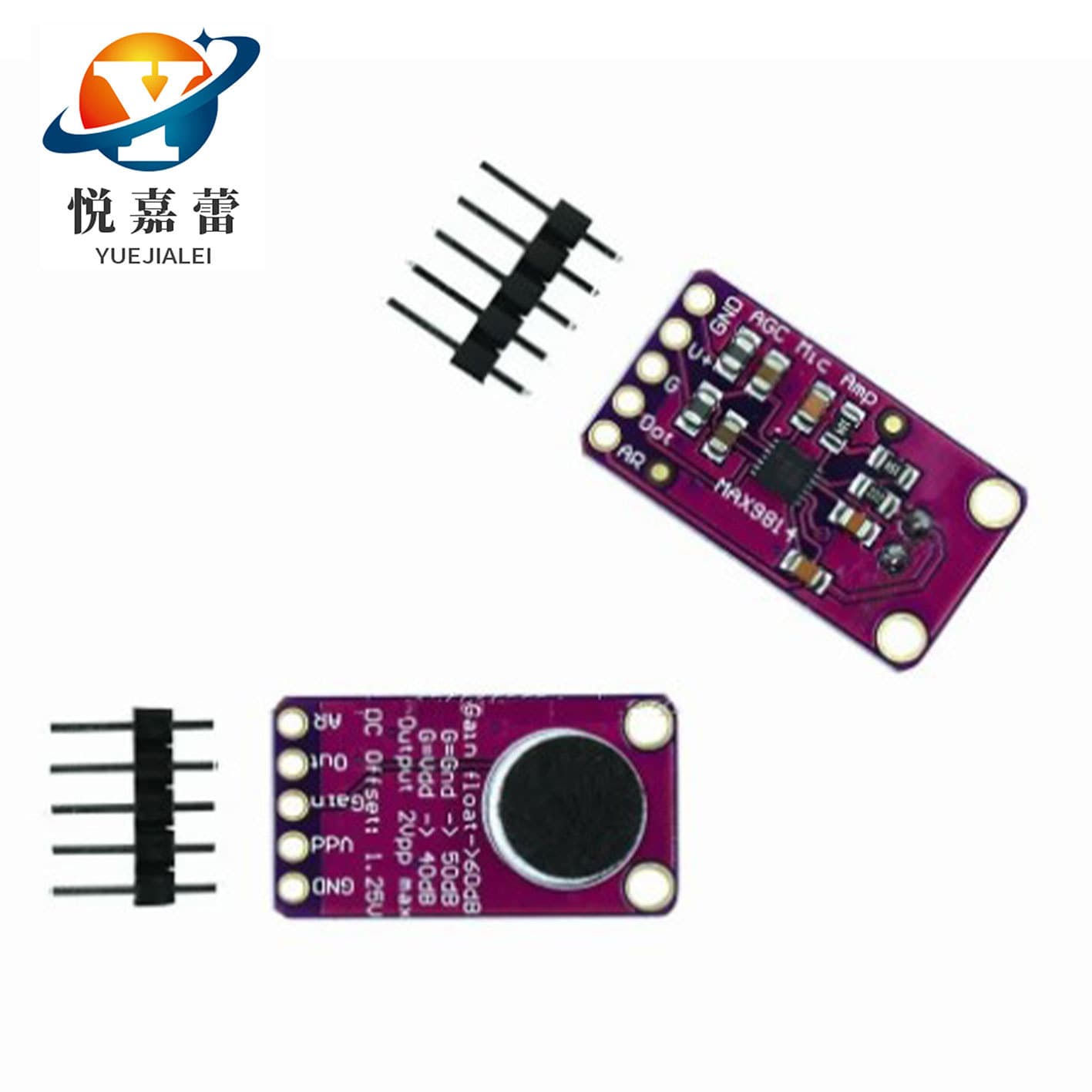 MAX9814 High Performance Microphone AGC Amplifier Module CMA-4544PF-W 5