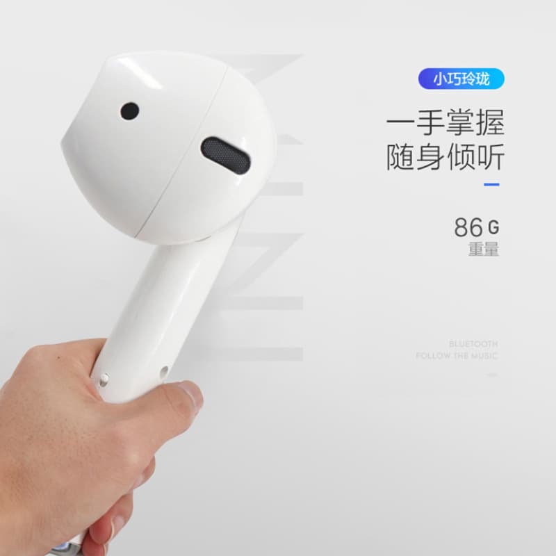 Cross-border extra-large second-generation headphones Bluetooth speaker subwoofer creative funny portable speaker audio creation 3